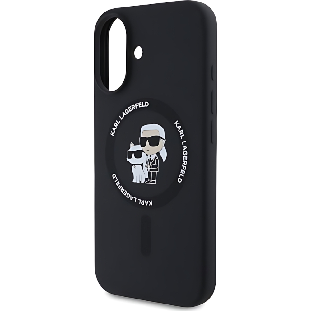 Etui Karl Lagerfeld Silicone Choupette Head MagSafe dla iPhone 16 